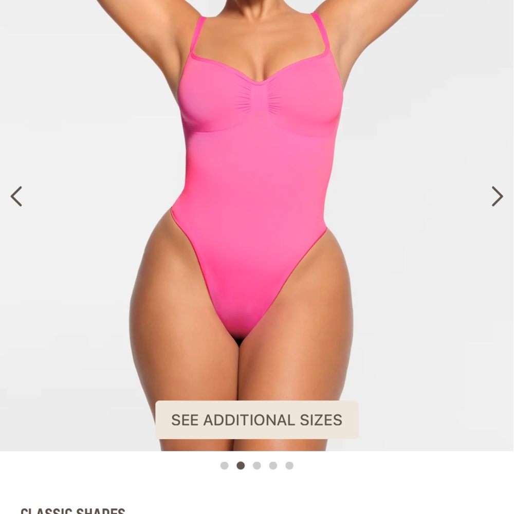 SKIMS Sculpting Pink Bodysuit Size 2XL 3XL - Very Compressive